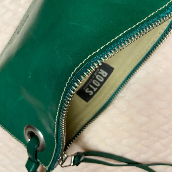 Roots Handbags - 2 leather clutches by Roots